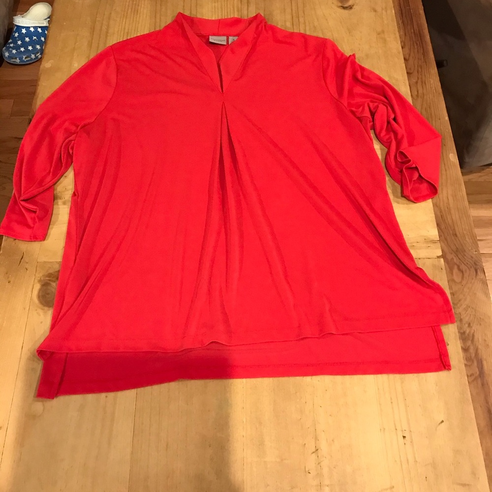 Beautiful Orange/Red Chicos top